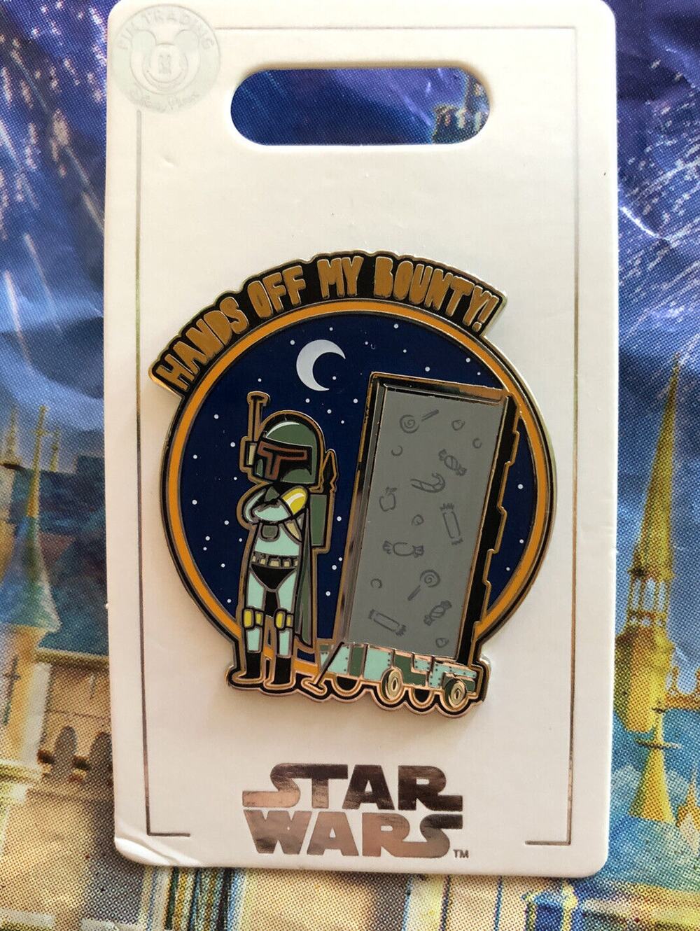 Disney Star Wars Pin Mandalorian Boba Fett Hands My Off Bounty Halloween